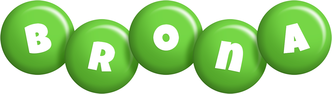 Brona candy-green logo