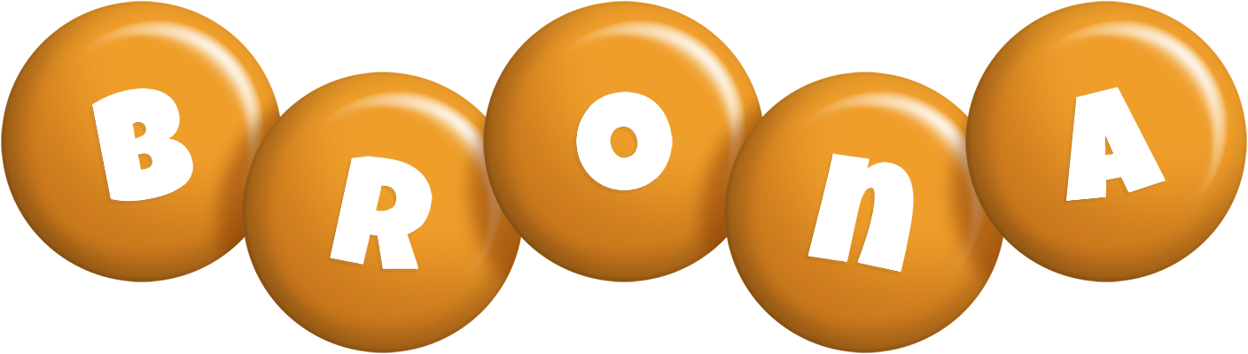 Brona candy-orange logo