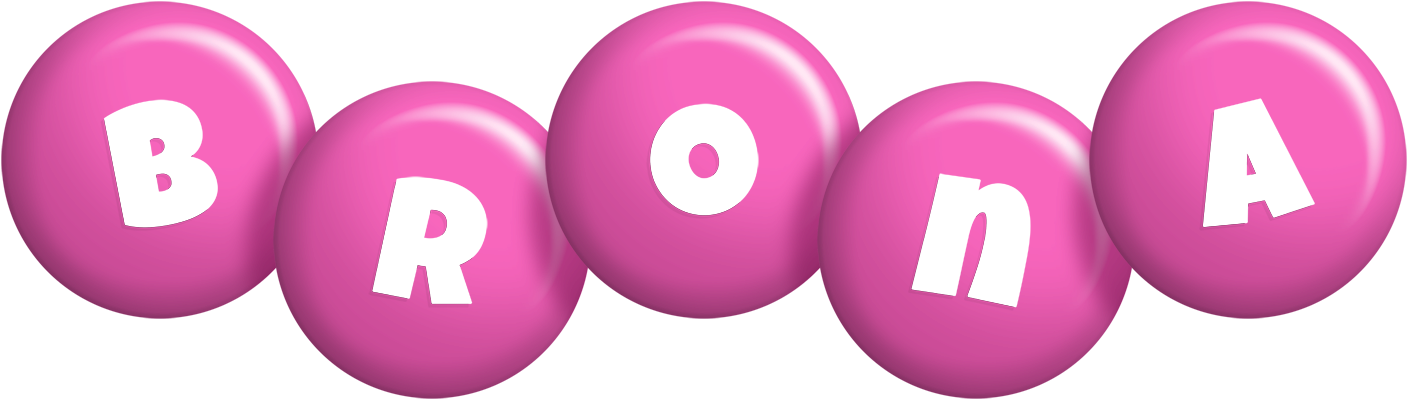 Brona candy-pink logo