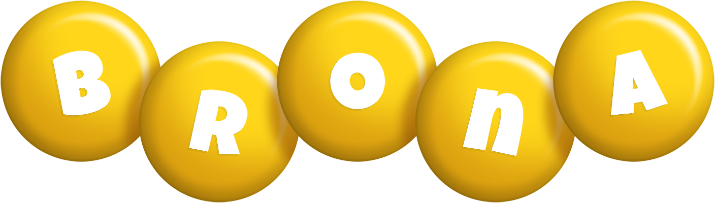 Brona candy-yellow logo