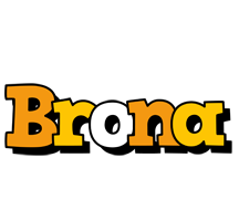 Brona cartoon logo