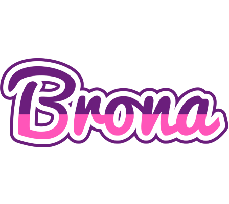 Brona cheerful logo