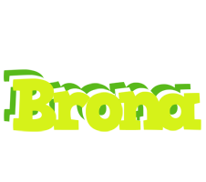 Brona citrus logo