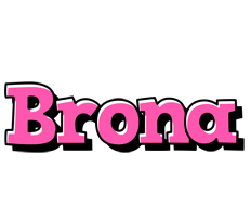 Brona girlish logo