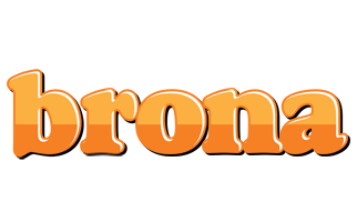 Brona orange logo