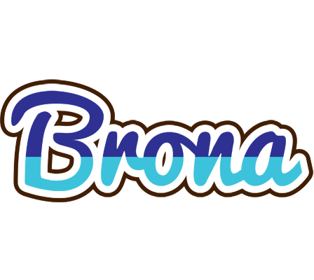 Brona raining logo