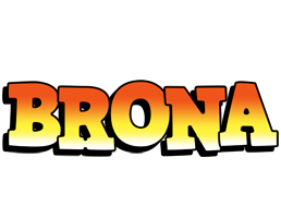 Brona sunset logo