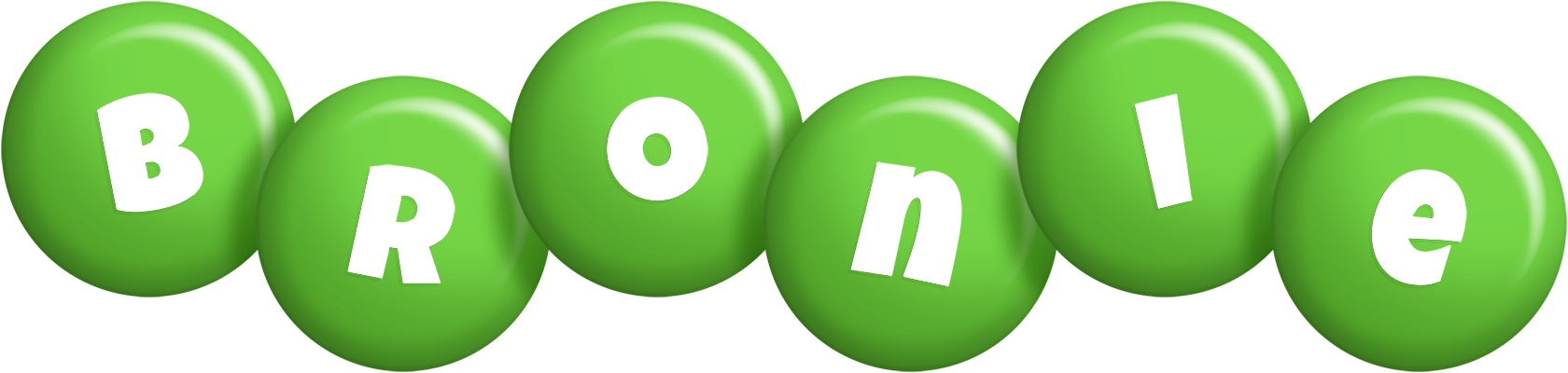 Bronie candy-green logo