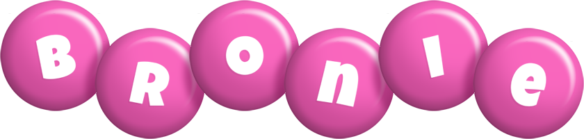 Bronie candy-pink logo