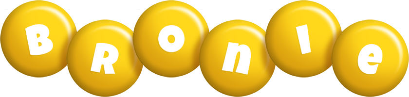 Bronie candy-yellow logo