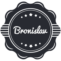 Bronislav badge logo