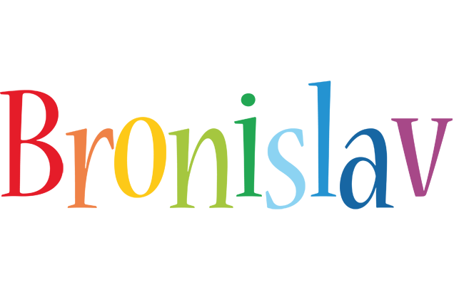 Bronislav birthday logo