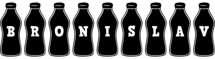 Bronislav bottle logo