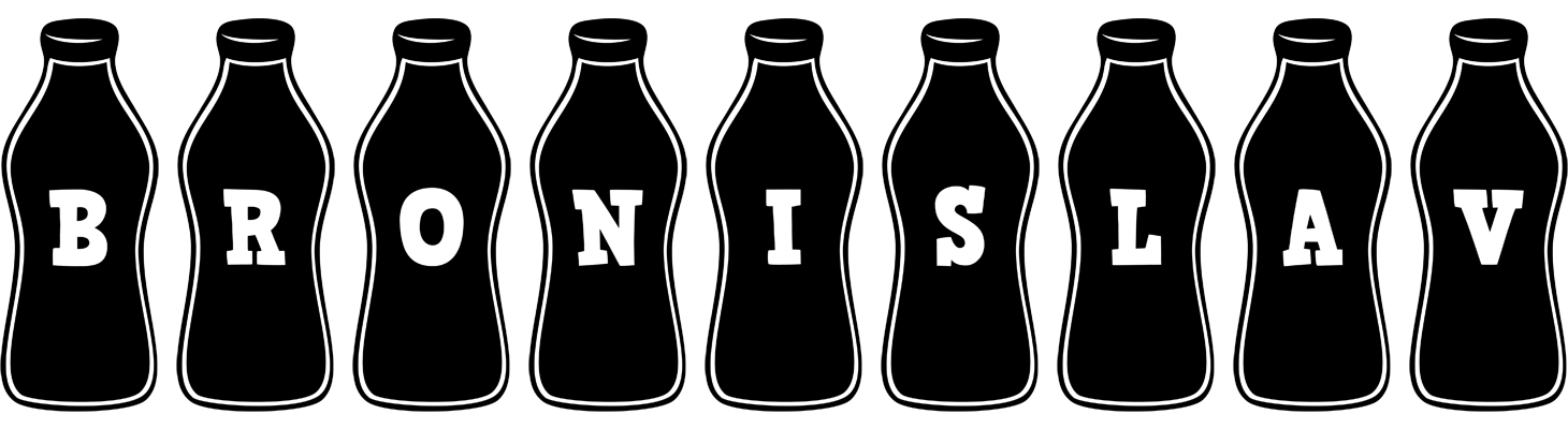 Bronislav bottle logo