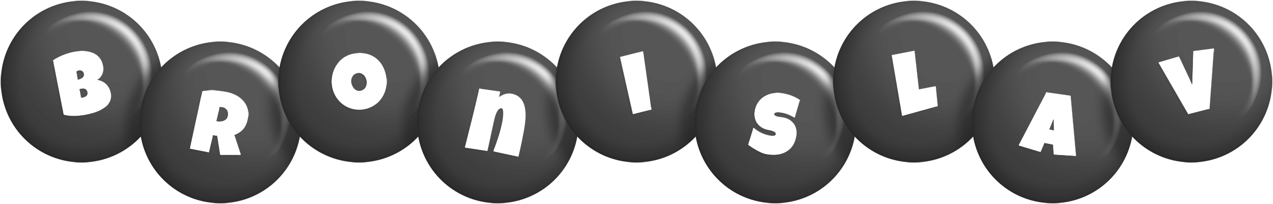 Bronislav candy-black logo