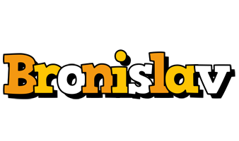 Bronislav cartoon logo