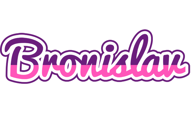 Bronislav cheerful logo