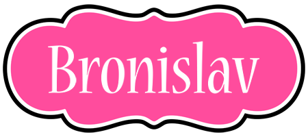 Bronislav invitation logo