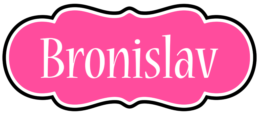 Bronislav invitation logo