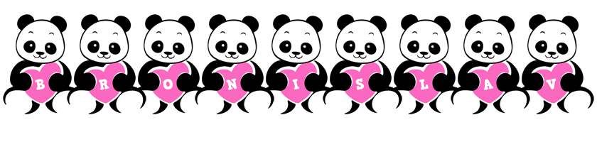 Bronislav love-panda logo