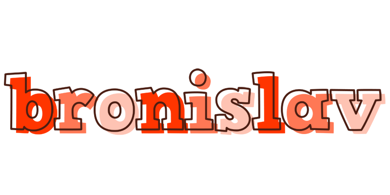 Bronislav paint logo