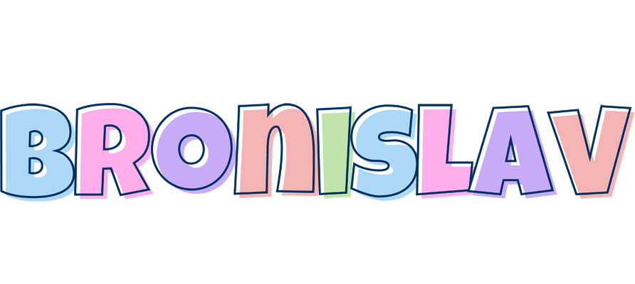 Bronislav pastel logo