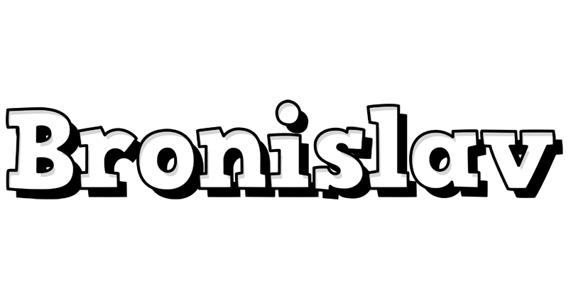 Bronislav snowing logo