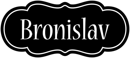 Bronislav welcome logo