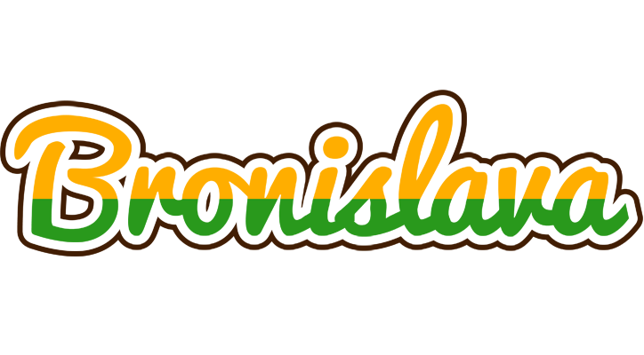 Bronislava banana logo