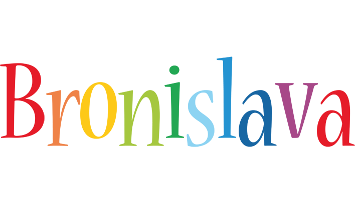 Bronislava birthday logo