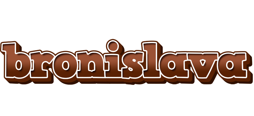 Bronislava brownie logo