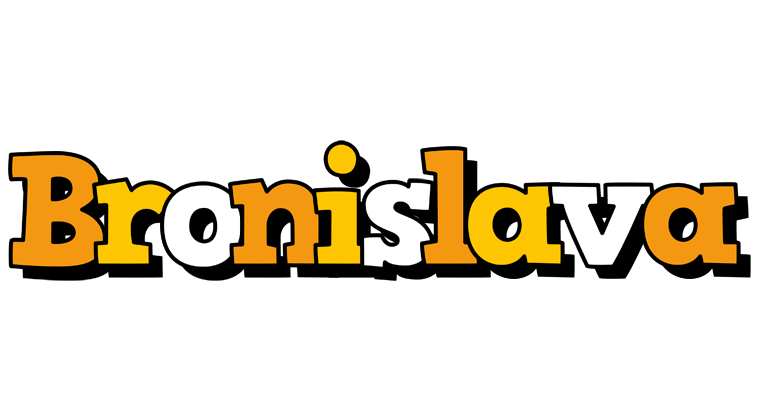 Bronislava cartoon logo