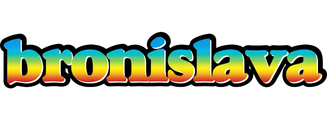 Bronislava color logo