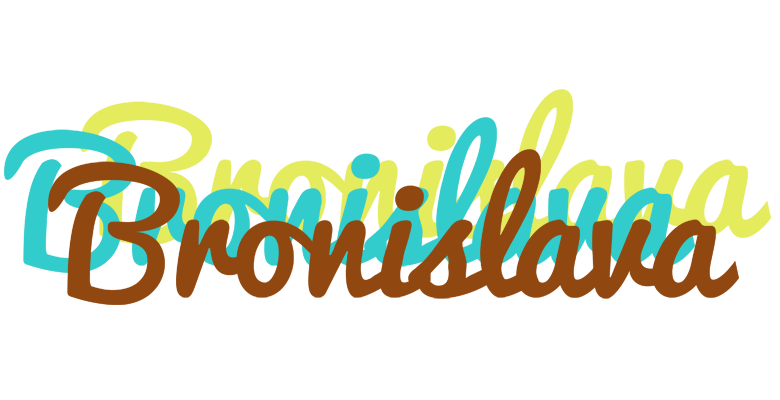 Bronislava cupcake logo