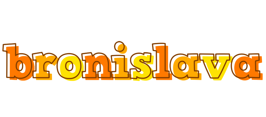 Bronislava desert logo