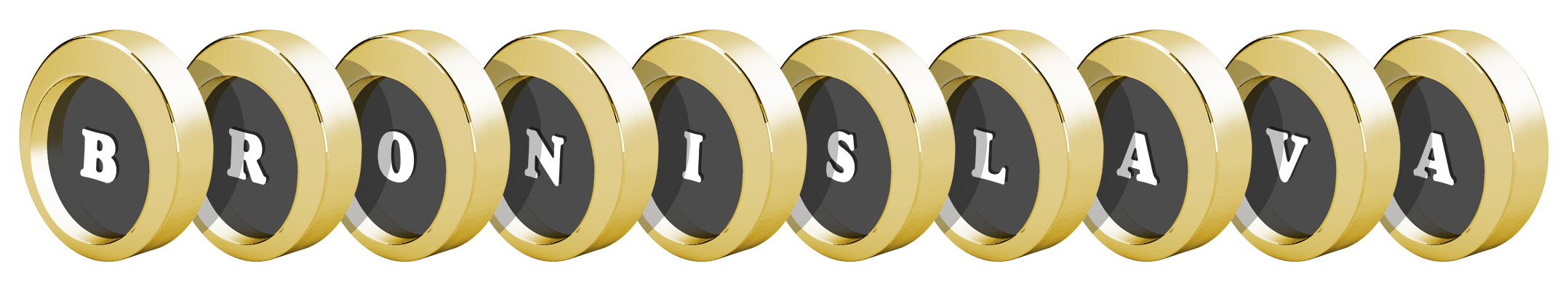Bronislava gold logo