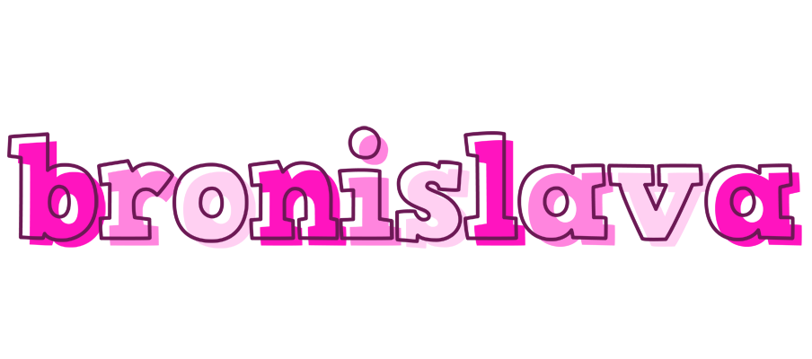 Bronislava hello logo