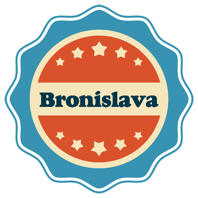Bronislava labels logo