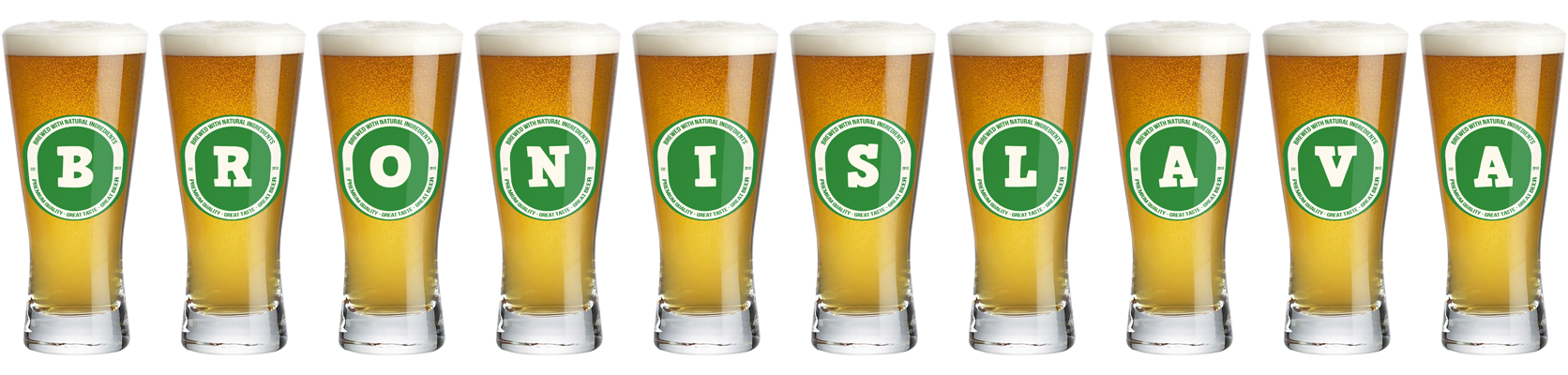 Bronislava lager logo