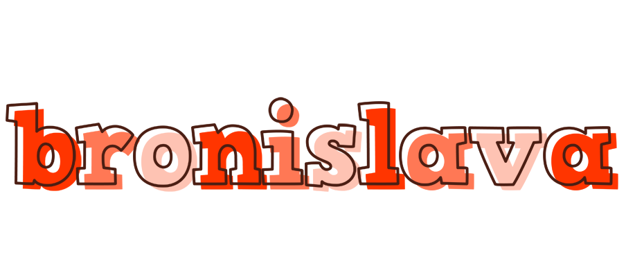 Bronislava paint logo