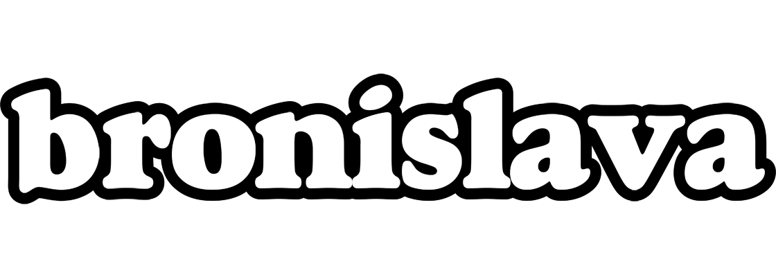 Bronislava panda logo
