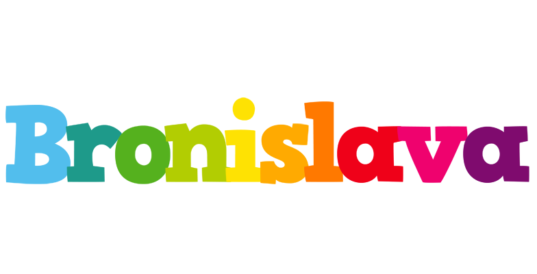 Bronislava rainbows logo