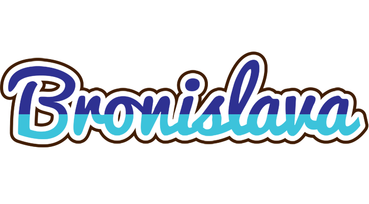 Bronislava raining logo