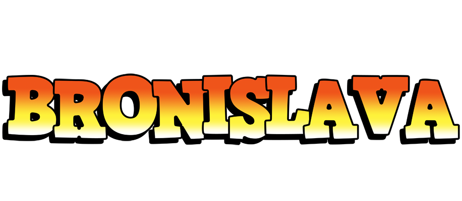 Bronislava sunset logo