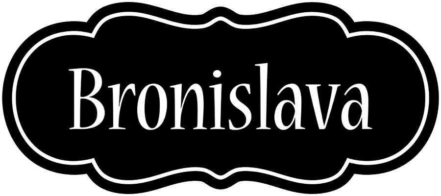 Bronislava welcome logo