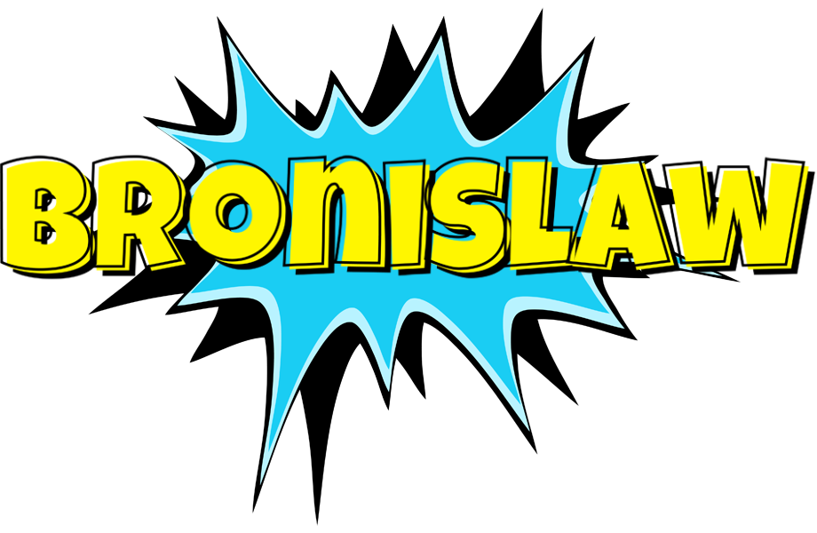 Bronislaw amazing logo