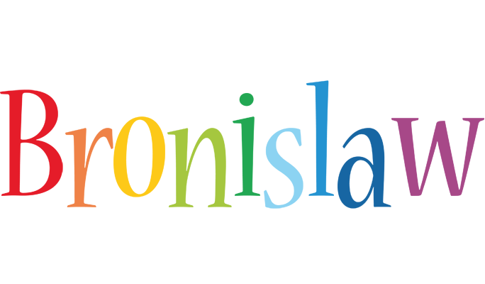Bronislaw birthday logo