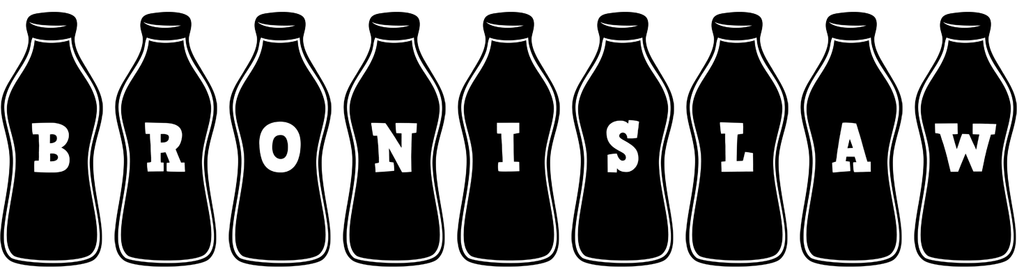 Bronislaw bottle logo