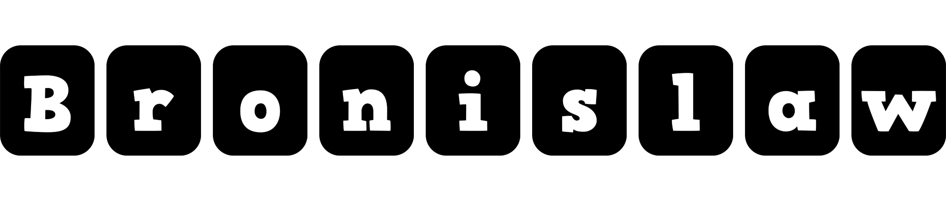 Bronislaw box logo