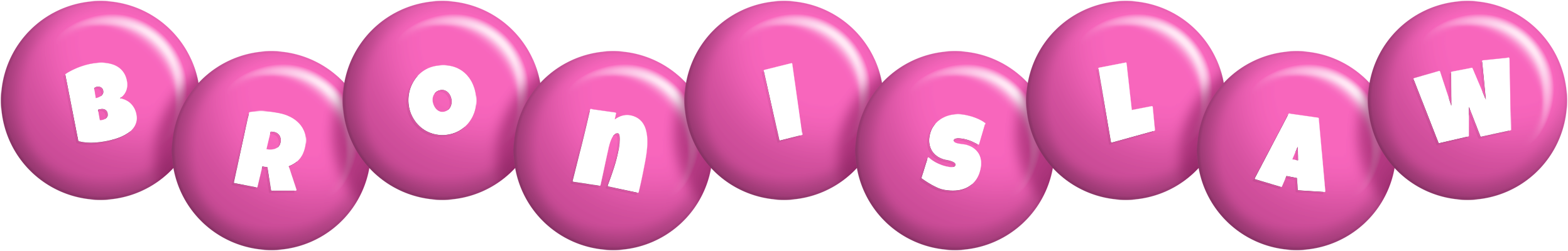 Bronislaw candy-pink logo